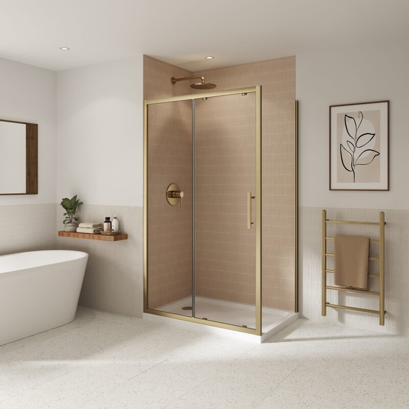 Coram Showers Optima 6 Side Panel (5 sizes, 4 colours) - Brand New Bathrooms