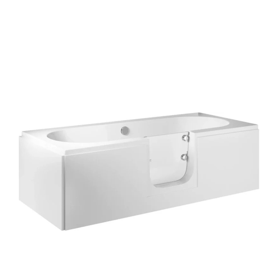 Mantaleda Cortega Walk-In Bathtub (1 size, 2 styles, White)