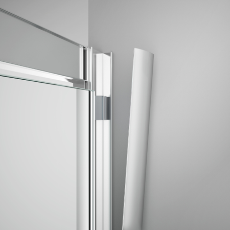 Brand New Bathrooms Concealed Cover Strip for 8mm Side Panel (Silver) - Brand New Bathrooms