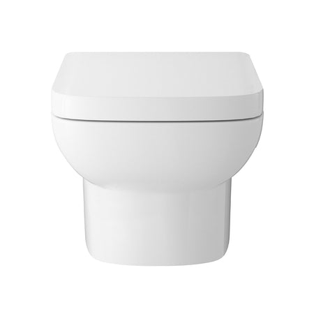 Hudson Reed Arlo Wall Hung Pan & Seat (White) - Brandnew Bathroom