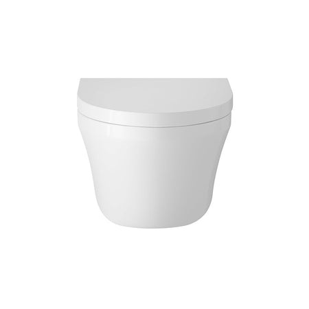 Hudson Reed Luna Pan & Toilet Seat (2 style, White) - Brandnew Bathroom