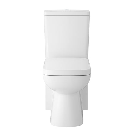 Hudson Reed Arlo Compact Flush to Wall Pan, Cistern & Seat (White) - Brandnew Bathroom
