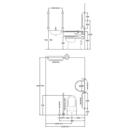 Nuie Doc M Pack (1 size, 2 colours) - Brand New Bathrooms
