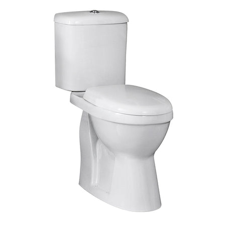 Nuie Doc M Pack Comfort Height Toilet Pan & Cistern (1 size, White) - Brand New Bathrooms