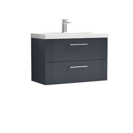 Nuie Deco Wall Hung 2-Drawer Vanity & Mid-Edge Basin (1 size, 5 colours) - Brand New Bathrooms