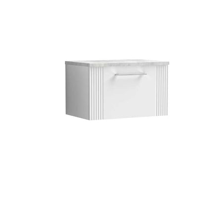 Nuie Deco Wall Hung Single Drawer Vanity & Laminate Top (1 size, 5 colours) - Brand New Bathrooms