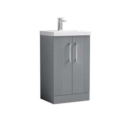 Nuie Deco Floor Standing 2 Door Vanity & Basin 3 (1 size, 5 colours) - Brand New Bathrooms