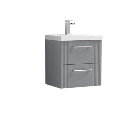 Nuie Deco Wall Hung 2-Drawer Vanity & Mid-Edge Basin (1 size, 5 colours) - Brand New Bathrooms