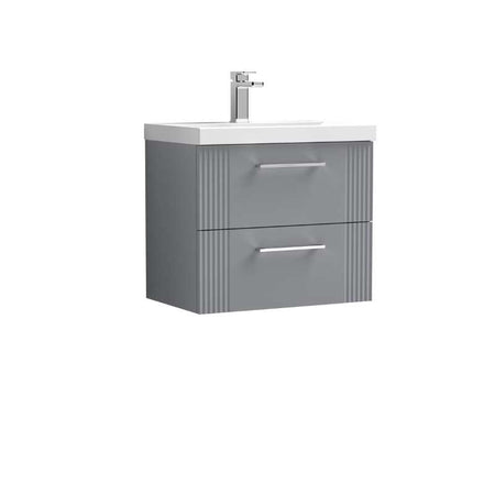 Nuie Deco Wall Hung 2-Drawer Vanity & Mid-Edge Basin (1 size, 5 colours) - Brand New Bathrooms