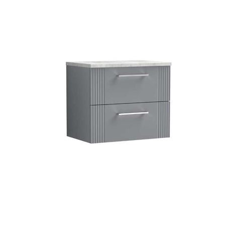 Nuie Deco Wall Hung 2-Drawer Vanity & Laminate Top (1 size, 5 colours) - Brand New Bathrooms