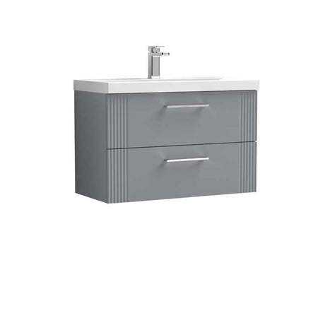 Nuie Deco Wall Hung 2-Drawer Vanity & Mid-Edge Basin (1 size, 5 colours) - Brand New Bathrooms