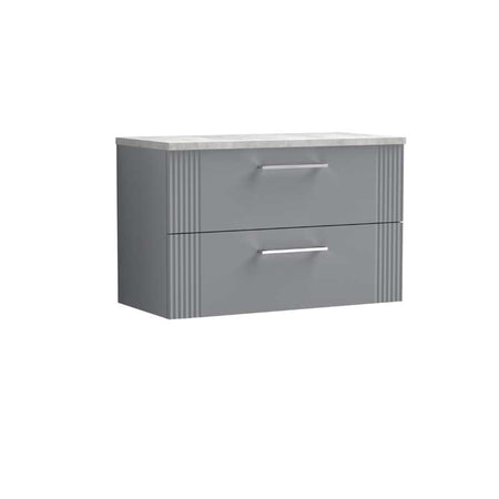 Nuie Deco Wall Hung 2-Drawer Vanity & Laminate Top (1 size, 5 colours) - Brand New Bathrooms
