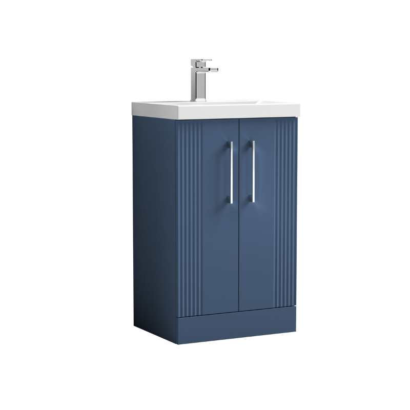 Nuie Deco Floor Standing 2 Door Vanity & Basin 3 (1 size, 5 colours) - Brand New Bathrooms