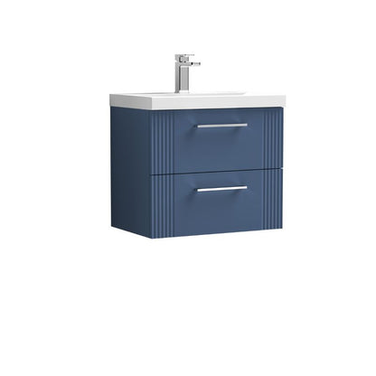 Nuie Deco Wall Hung 2-Drawer Vanity & Thin-Edge Basin (1 size, 5 colours) - Brand New Bathrooms