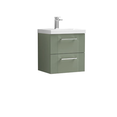Nuie Deco Wall Hung 2-Drawer Vanity & Mid-Edge Basin (1 size, 5 colours) - Brand New Bathrooms