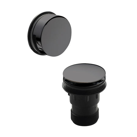 Nuie Wastes & Extras Click Clack Bath Waste With Easyclean Removable Grid (Brushed Pewter) - Brandnew Bathroom