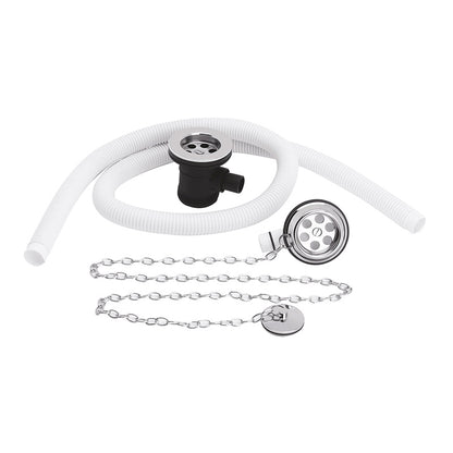 Nuie Extended Retainer Bath Waste & Overflow (Chrome) - Brandnew Bathroom