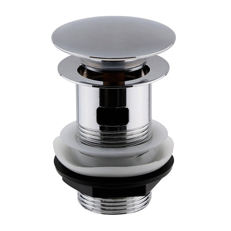 Nuie Wastes & Extras Push Button Basin Waste (Chrome) - Brandnew Bathroom