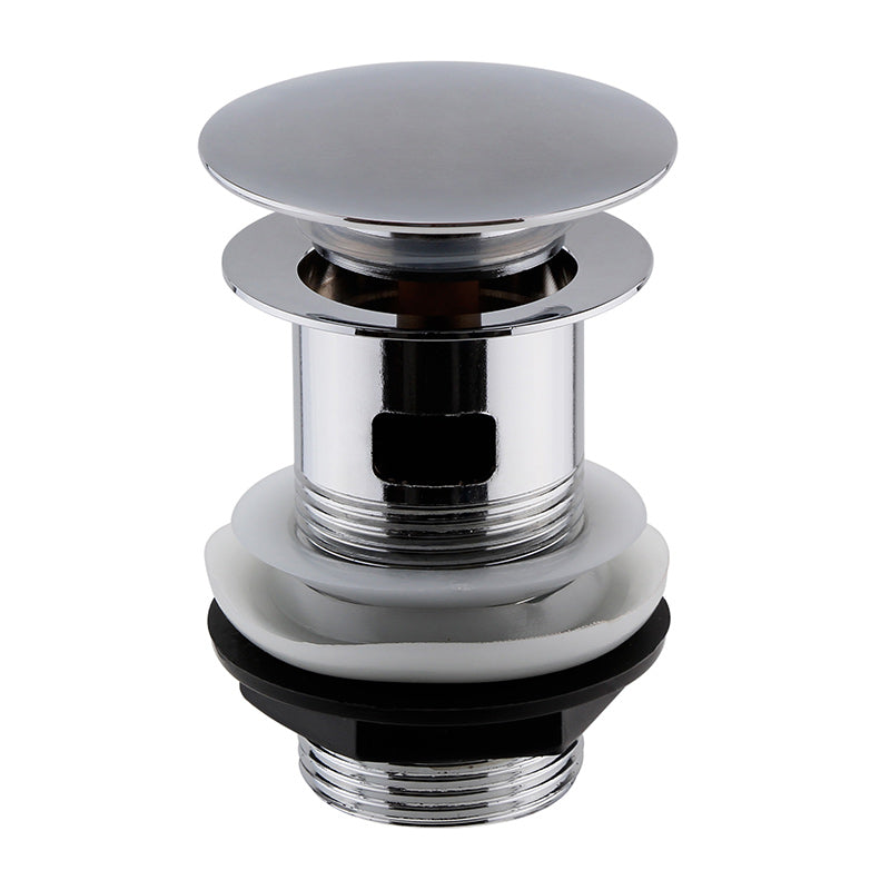 Nuie Wastes & Extras Push Button Basin Waste (Chrome) - Brandnew Bathroom