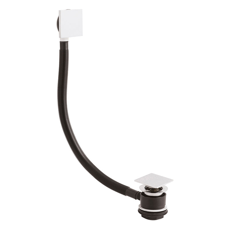 Nuie Square Sprung Plug Bath Waste (Chrome) - Brandnew Bathroom