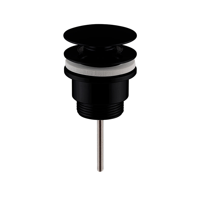 Nuie Wastes & Extras Universal Push Button Basin Waste Slotted & Un-Slotted (5 colours) - Brandnew Bathroom