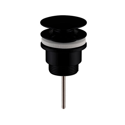 Nuie Wastes & Extras Universal Push Button Basin Waste Slotted & Un-Slotted (5 colours) - Brandnew Bathroom