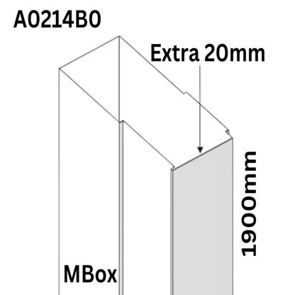Merlyn MBOX | Extension Profile (2 sizes, 3 colours)