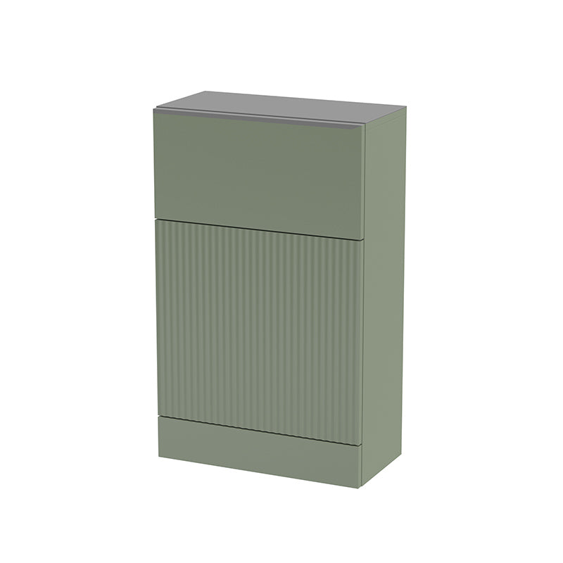 Hudson Reed Fluted Floor Standing 500mm WC Unit (1 size,5 colours) - Brand New Bathrooms