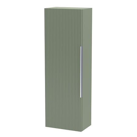 Hudson Reed Fluted Wall Mounted Single Door 1200mm Tall Boy Cabinet (1 size,5 colours) - Brand New Bathrooms