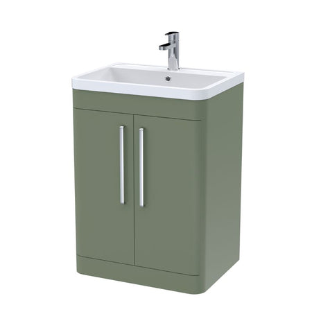 Nuie Parade Floor Standing 2 Door Vanity Basin Unit & Polymarble Basin (1 size, 2 colours) - Brand New Bathrooms