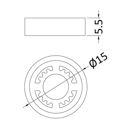 Nuie Wastes & Extras Flow Regulator (Chrome) - Brandnew Bathroom