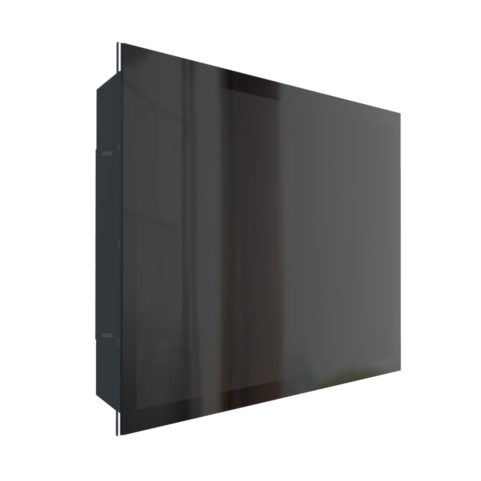 Aquavision 4K Pinnacle Frameless Bathroom TV (9 sizes, 5 choices of glass finish)