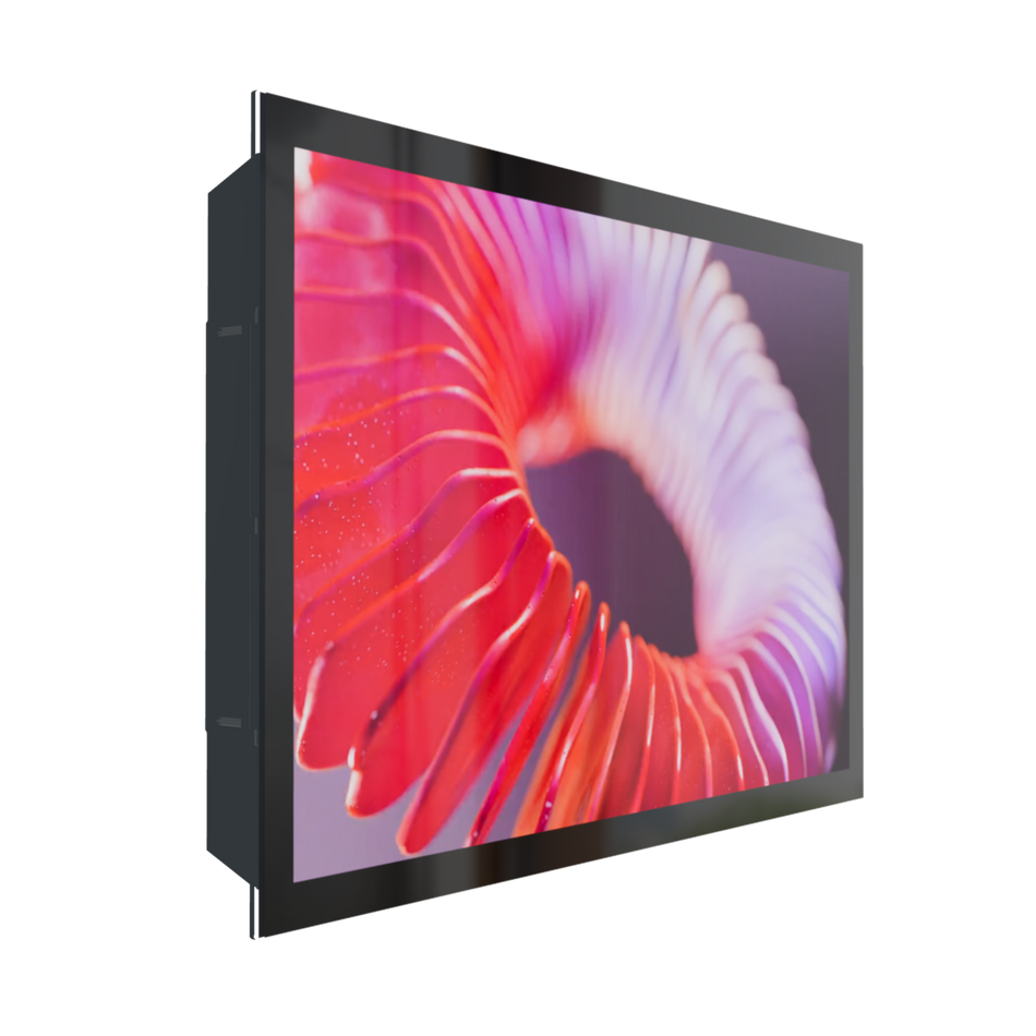 Aquavision 4K Pinnacle Frameless Bathroom TV (9 sizes, 5 choices of glass finish)