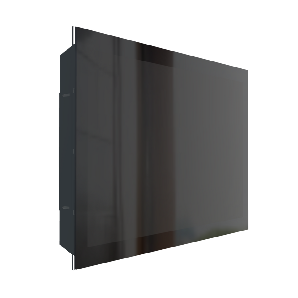 Aquavision 4K Pinnacle Frameless High Bright Bathroom TV (6 sizes, 5 choices of glass finish)