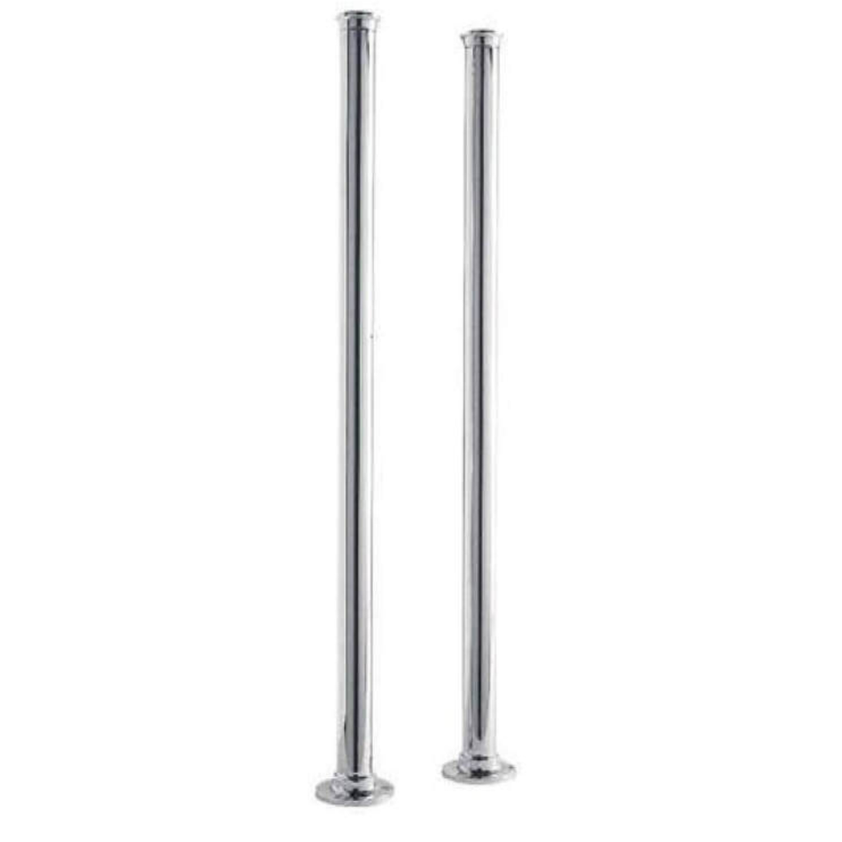 Arroll Freestanding Pipe Shrouds (Chrome)