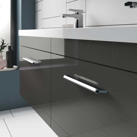 Nuie Furniture Handles Profile Handle Centres (2 sizes, 2 colours) - Brand New Bathrooms