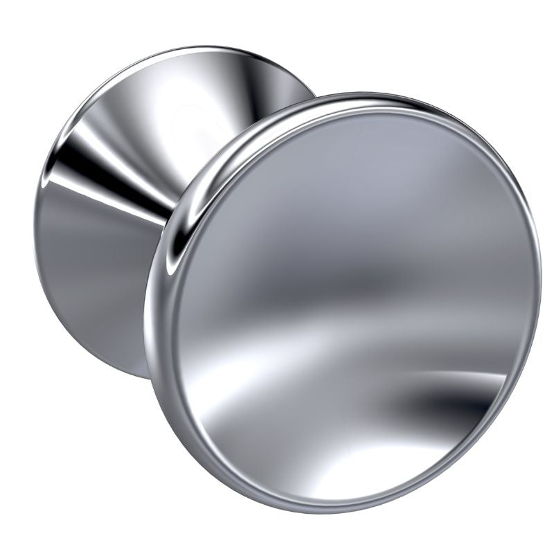 Nuie Furniture Handles Indented Round Knob (1 size, 4 colours) - Brand New Bathrooms