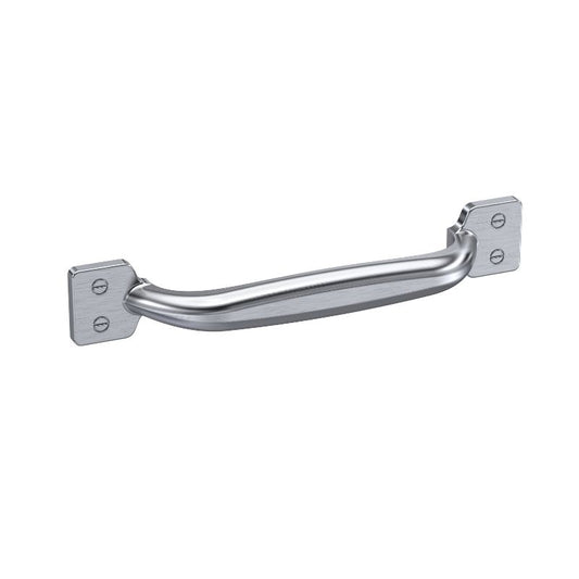 Nuie Furniture Handles Strap Handle Centres (1 size, Brushed Nickel) - Brand New Bathrooms