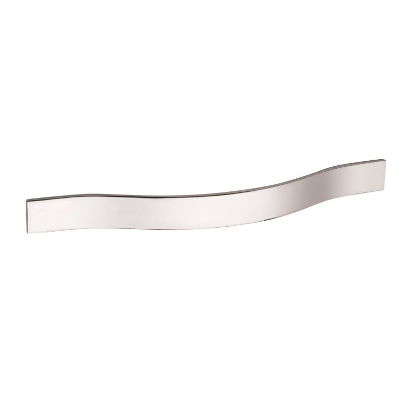 Nuie Furniture Handles Chrome Strap Handle Centres (1 size, Chrome) - Brand New Bathrooms