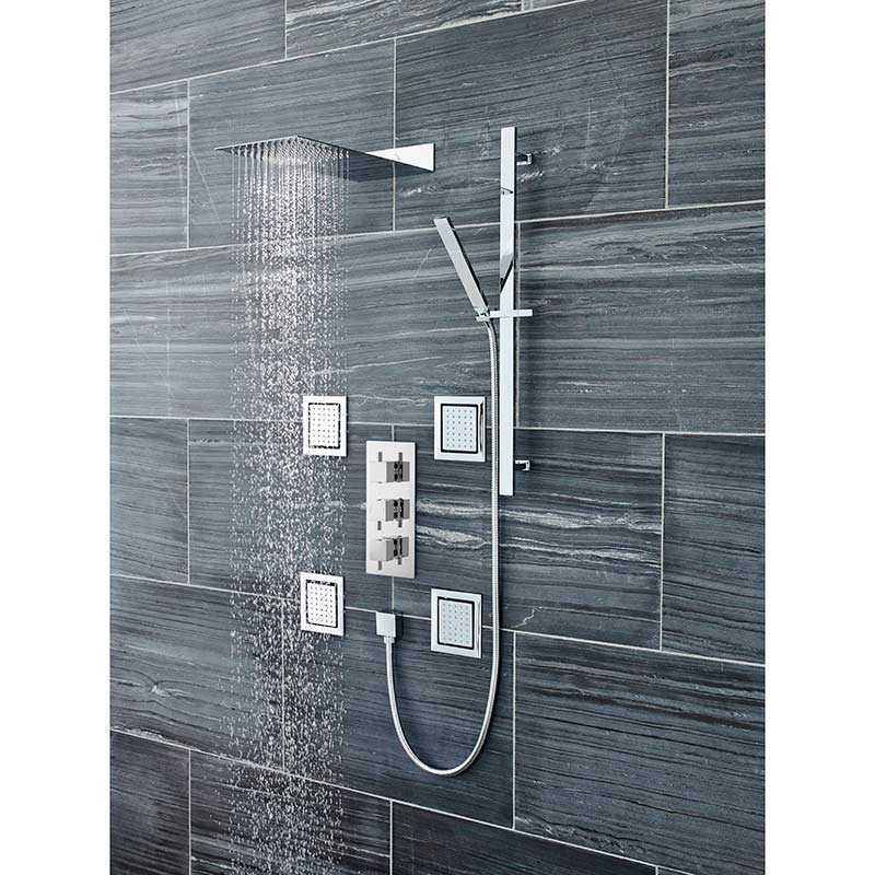 Hudson Reed Fixed Shower Heads Fixed Head (3 sizes, Chrome) - Brandnew Bathroom