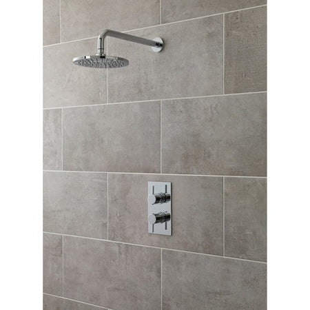Nuie Fixed Shower Heads (2 sizes, 2 styles, Chrome) - Brand New Bathrooms