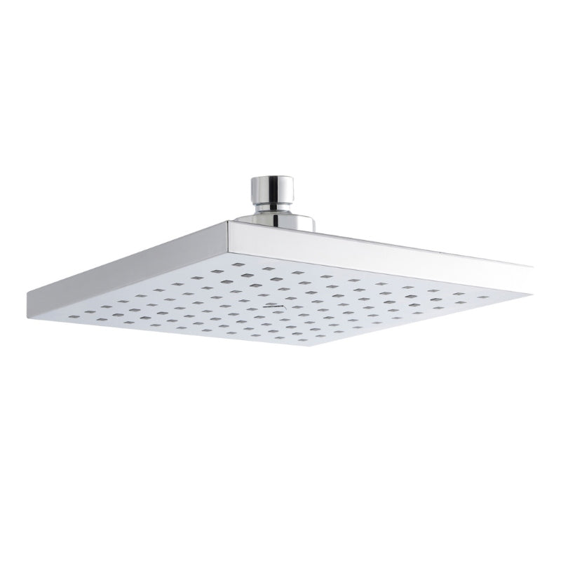 Nuie Fixed Shower Heads (2 sizes, 2 styles, Chrome) - Brand New Bathrooms
