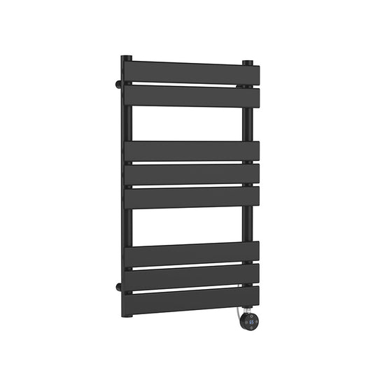 Nuie Electric Square Flat Towel Rail (2 sizes, Anthracite) - Brand New Bathrooms