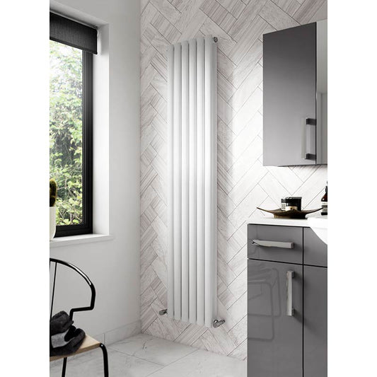 Nuie Double Panel Designer Radiator (Gloss White) - Brand New Bathrooms