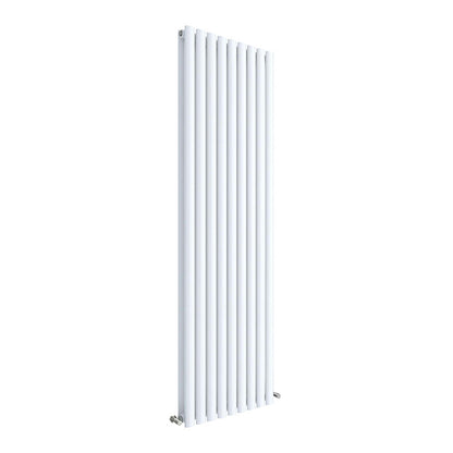 Nuie Vertical Double Panel Radiator (1 size, Gloss White) - Brand New Bathrooms