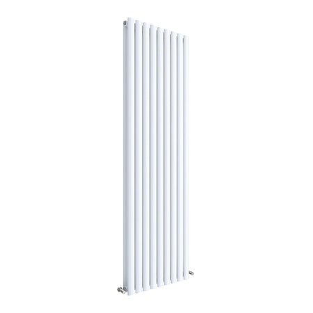 Nuie Vertical Double Panel Radiator (1 size, Gloss White) - Brand New Bathrooms