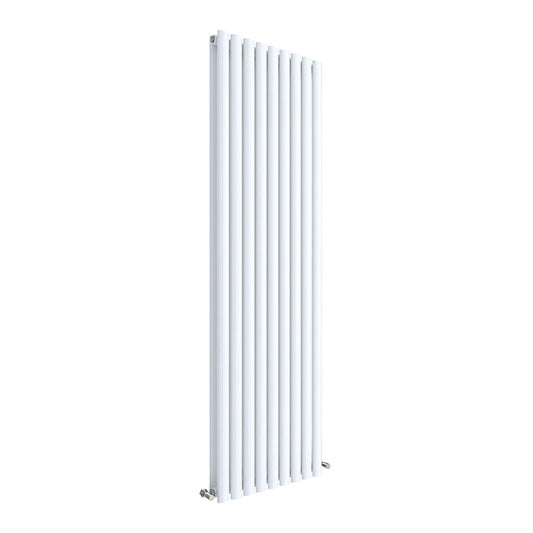 Nuie Vertical Double Panel Radiator (1 size, Gloss White) - Brand New Bathrooms