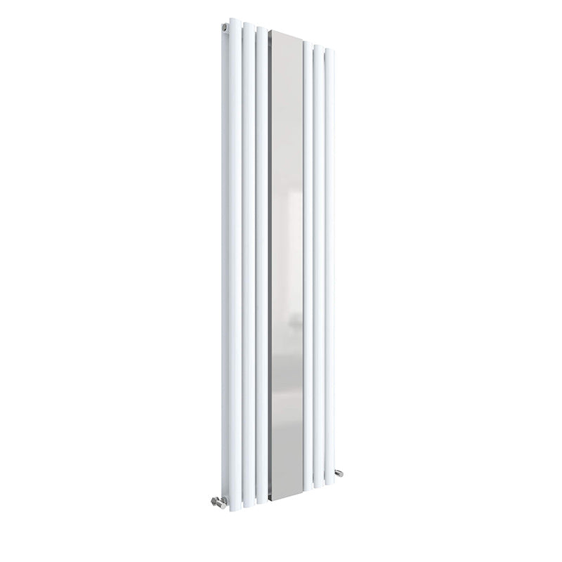 Nuie Panel Radiator With Mirror (2 types, Gloss White) - Brand New Bathrooms