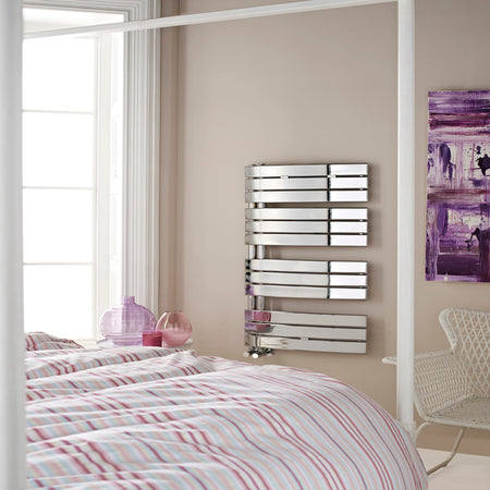 Nuie Elgin Heated Towel Rail (1 size, Chrome) - Brand New Bathrooms