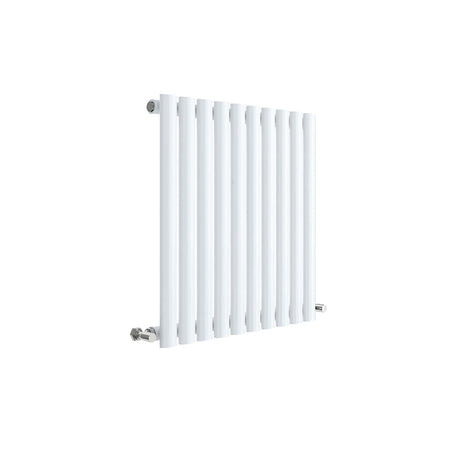 Nuie Horizontal Revive Panel Radiator (2 types, Gloss White) - Brand New Bathrooms